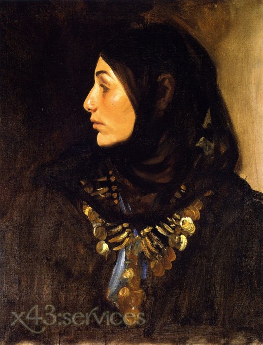 John Singer Sargent - Aegyptische Frau - Egyptian Woman